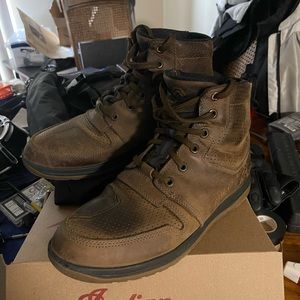 Reax motorcycle boots, sz12, brown